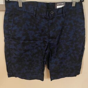 Michael Kors Men's Blue Camo Shorts